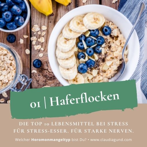 Stress-Heißhunger: Haferflocken als Nervenfutter (B-Vitamine, Magnesium)