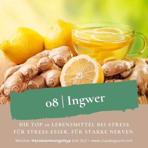 Stress-Heißhunger: Ingwer – wärmend, antioxidativ