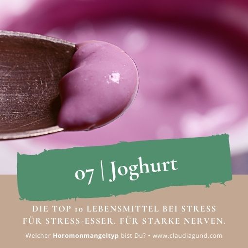 Stress-Heißhunger: Joghurt mit Calcium & B-Vitaminen
