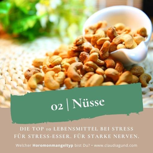 Stress-Heißhunger: Nüsse liefern B-Vitamine & Magnesium