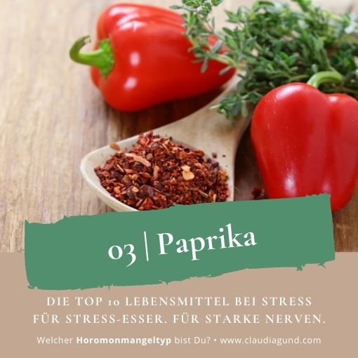 Stress-Heißhunger: Paprika als Vitamin-C-Quelle