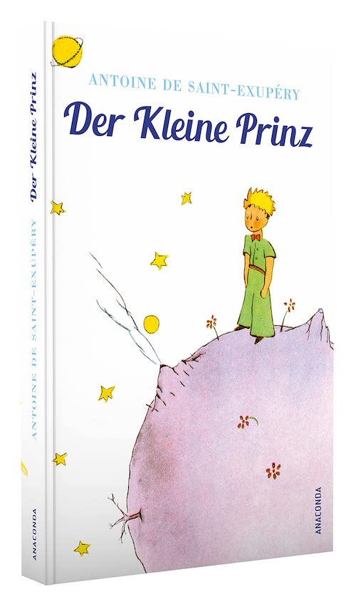Buchcover Seitenansicht Der kleine Prinz Antoine de Saint-Exupery
